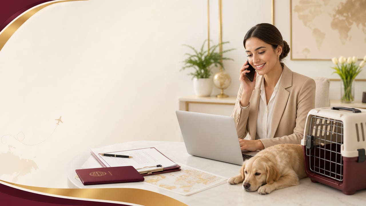 Contact Felcan Air Cargo for international pet relocation