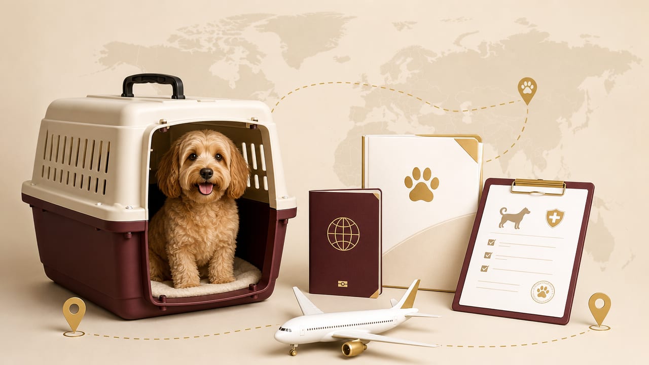 Felcan team coordinating an international pet relocation
